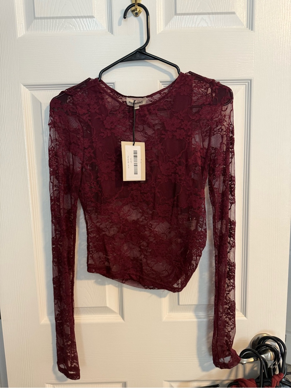 Women's Lace Burgundy set MARSTHELABEL